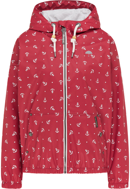 Schmuddelwedda Women's Rain Jacket With Anchor Print