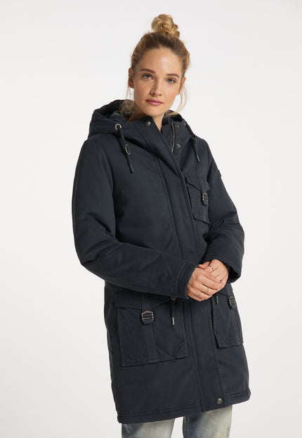 Dreimaster Vintage gepolsterter Winterparka für Damen