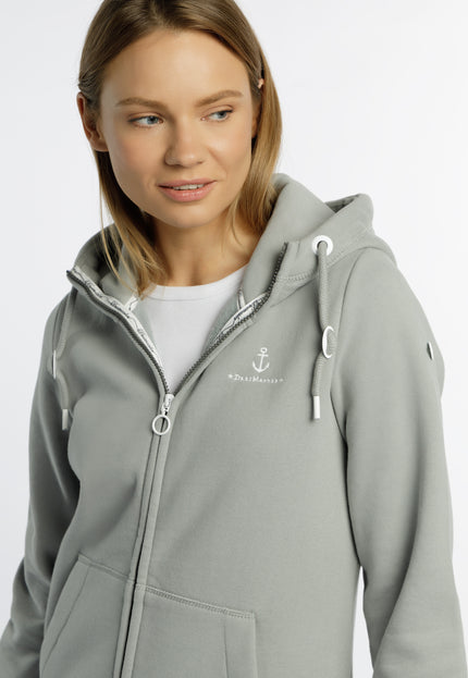 Dreimaster Maritim Damen Sweatshirtjacke