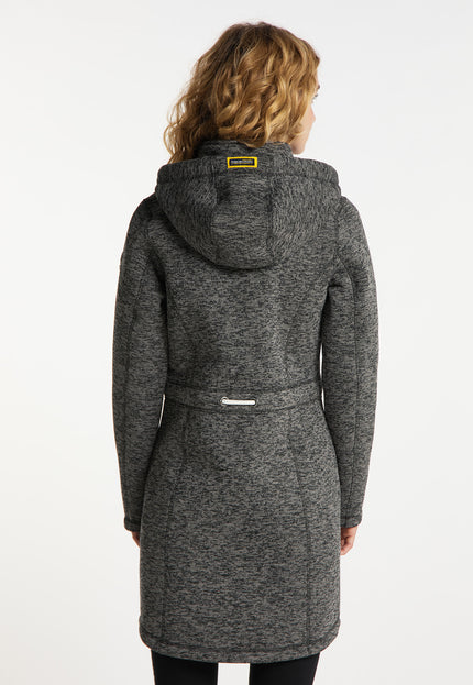 Schmuddelwedda Damen Strickfleece Mantel