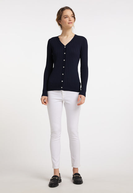 Dreimaster maritim Damen Cardigan mit Knopf