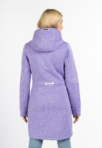 Schmuddelwedda Damen Strickfleece Mantel