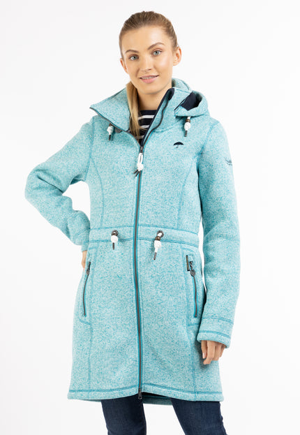 Schmuddelwedda Damen Strickfleece Mantel