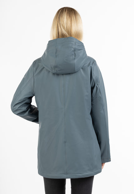 Schmuddelwedda Women's Rain Jacket With Faux Fur Lining