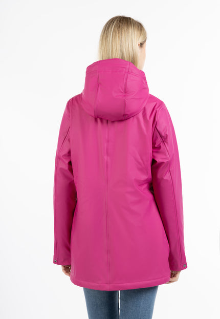 Schmuddelwedda Women's Rain Jacket With Faux Fur Lining