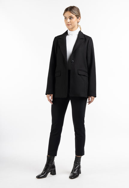 DreiMaster Klassik Women's Long Wool Blend Blazer