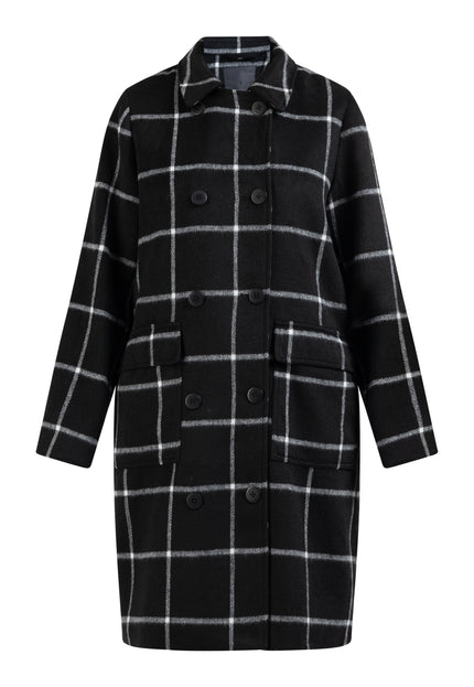 Dreimaster Klassik Women's Transitional Coat Made Of Wool Blend