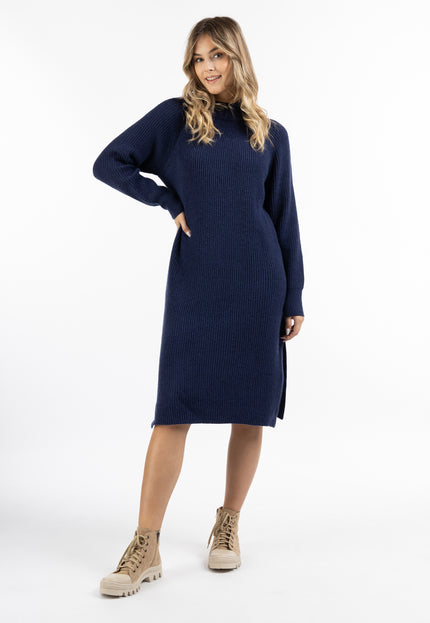 DreiMaster Vintage Women's Knit Long Sleeve Midi Dress