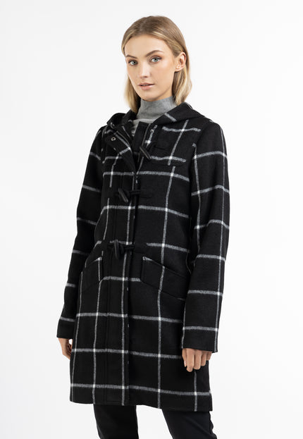 Dreimaster Klassik Damen-Dufflecoat aus Wollmischung