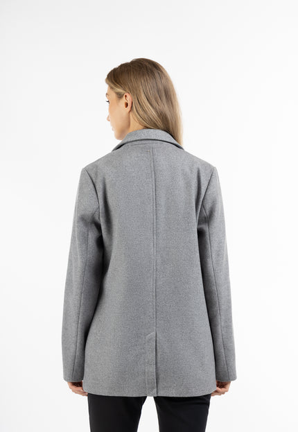 DreiMaster Klassik Women's Long Wool Blend Blazer