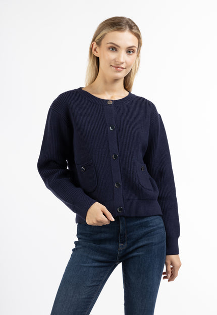 DreiMaster Maritim Women's Cardigan With Button