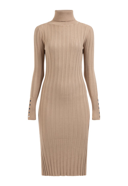 DreiMaster Klassik Women's Knit Long Sleeve Midi Dress