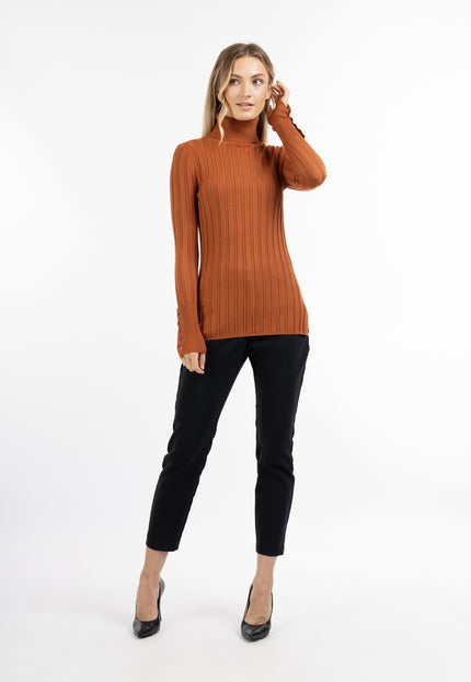 Dreimaster klassik Women's Knit Turtleneck Sweater