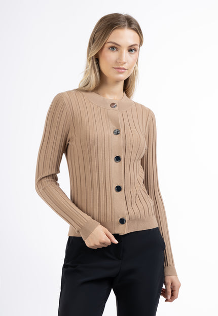 Dreimaster Klassik Damen-Cardigan mit Knöpfen