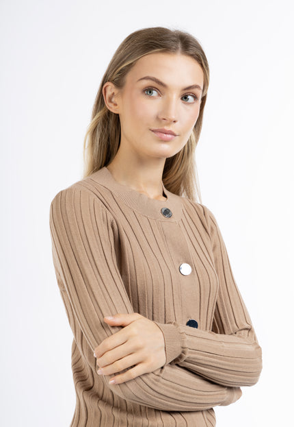 Dreimaster Klassik Damen-Cardigan mit Knöpfen