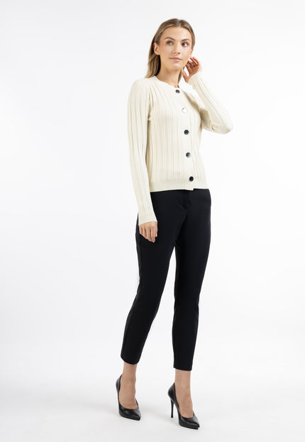 Dreimaster Klassik Damen-Cardigan mit Knöpfen