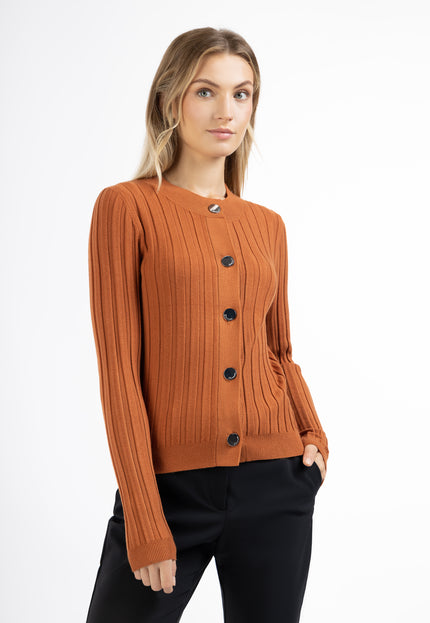 Dreimaster Klassik Damen-Cardigan mit Knöpfen