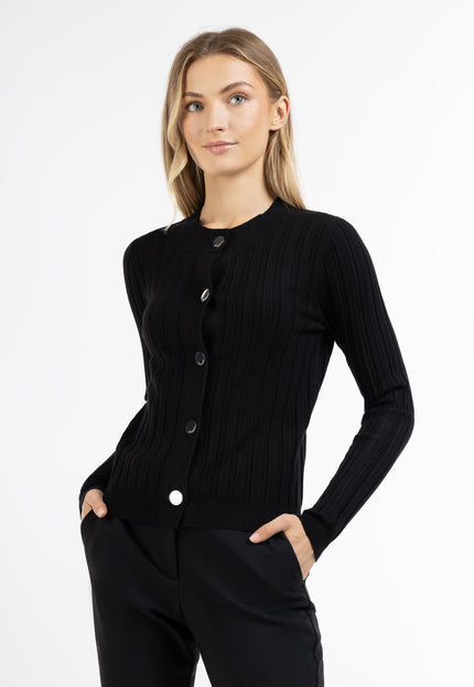 Dreimaster Klassik Damen-Cardigan mit Knöpfen