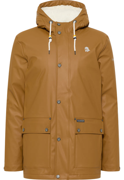 Schmuddelwedda Herren Regenjacke mit Teddyfutter