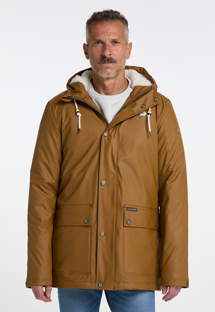 Schmuddelwedda Men's Rain Jacket With Teddy Lining