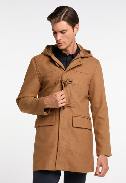 DreiMaster Klassik Men's Transitional Coat Made Of Wool Blend