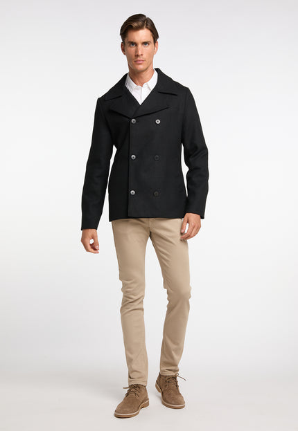 DreiMaster Klassik Men's Transitional Jacket Made From A Wool Blend