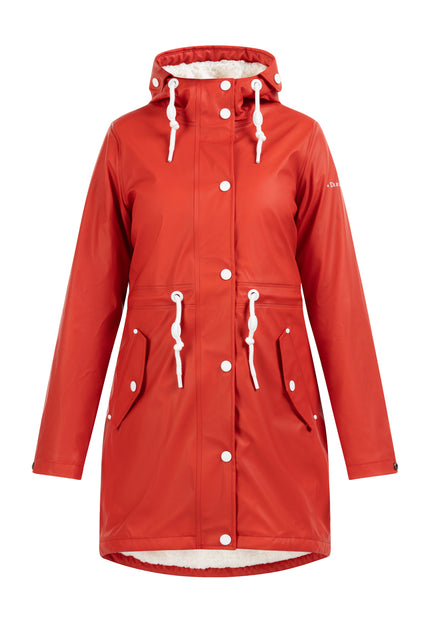 DreiMaster Maritim Women's Raincoat With Teddy Lining