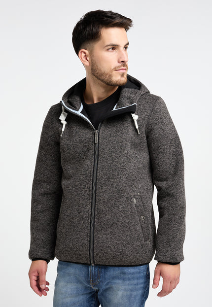 ICEBOUND Men's Knitted Fleece Blouson Jacket