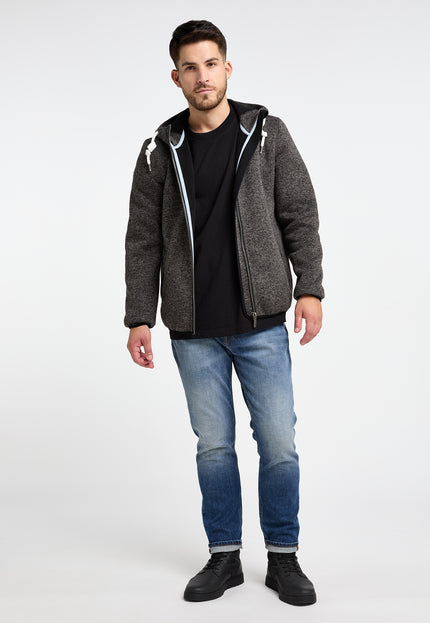 ICEBOUND Men's Knitted Fleece Blouson Jacket