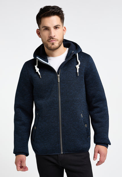 ICEBOUND Herren Strickfleece Blousonjacke