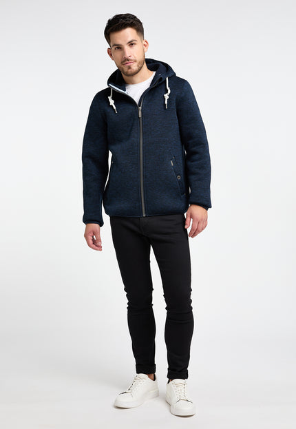 ICEBOUND Men's Knitted Fleece Blouson Jacket