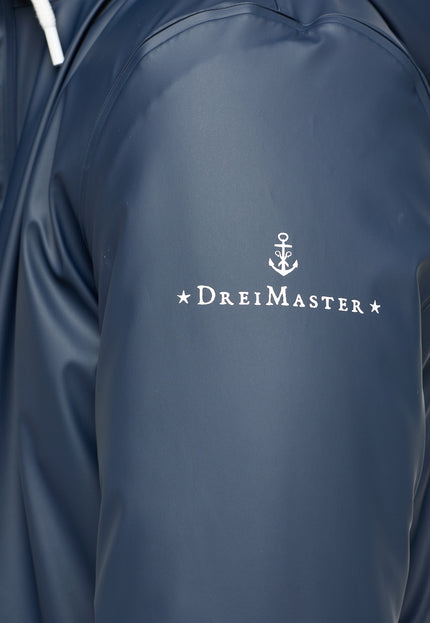 Dreimaster Maritim Herren Regenjacke mit Teddyfutter