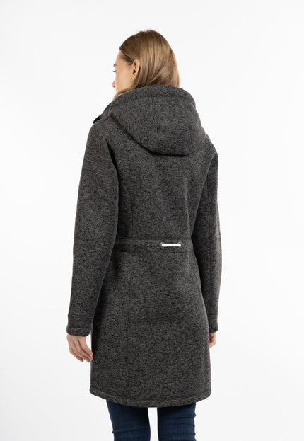 ICEBOUND Damen Strickfleece-Mantel