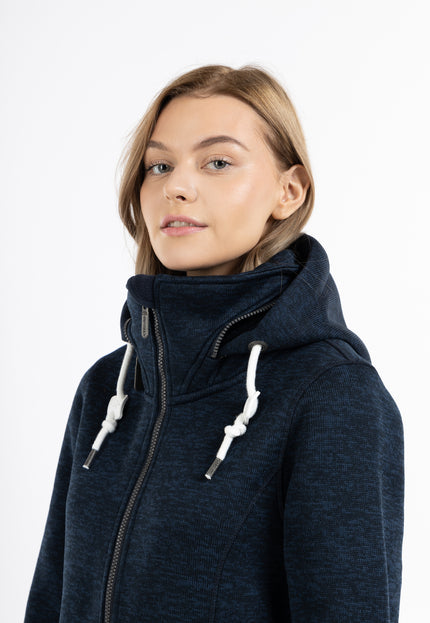 ICEBOUND Damen Strickfleece-Mantel