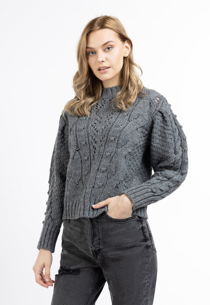 Dreimaster Vintage Damen Strickpullover