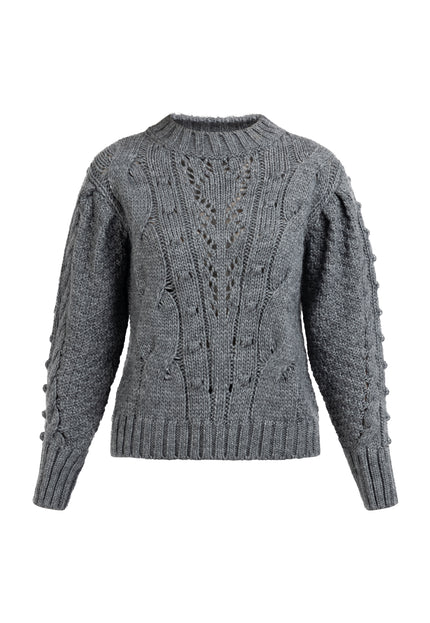 Dreimaster Vintage Damen Strickpullover