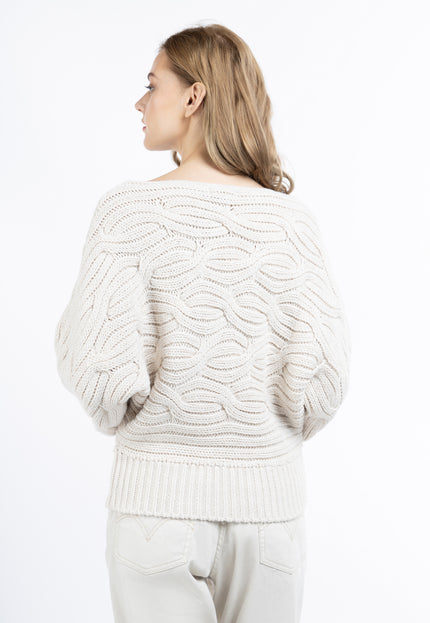 Dreimaster Vintage Damen Strickpullover