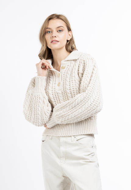 Dreimaster Vintage Damen Strickpullover