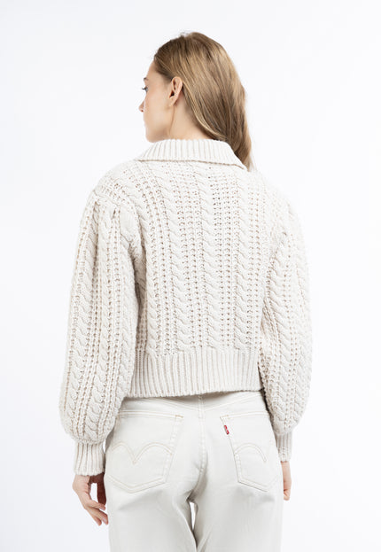 Dreimaster Vintage Damen Strickpullover