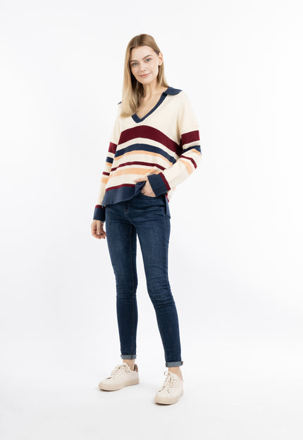 Dreimaster maritim Damen Strickpullover