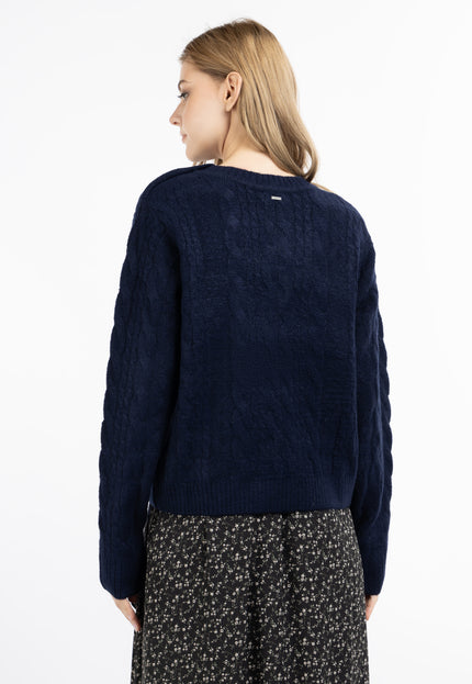 Dreimaster Vintage Damen Strickpullover