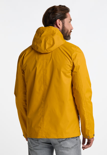 Dreimaster Maritim Herren-Regenjacke mit dezentem Druck auf der Rückseite des Oberstoffs