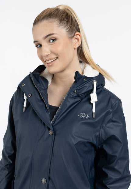 ICEBOUND Women's Rain Jacket With Teddy Lining