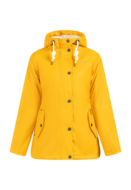 ICEBOUND Damen Regenjacke mit Teddyfutter