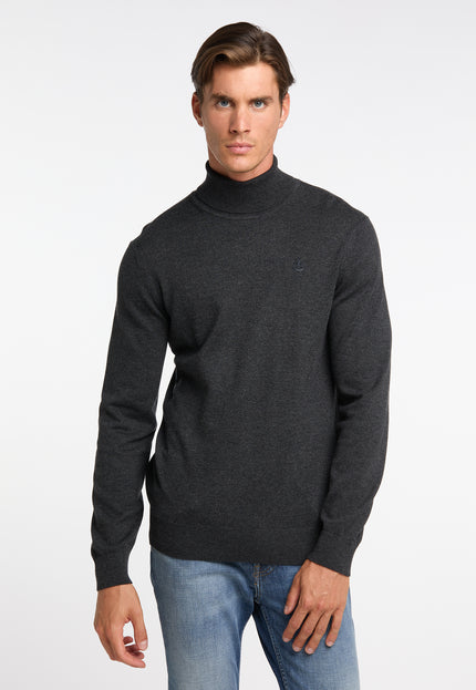 DreiMaster Klassik Men's Turtleneck Sweater