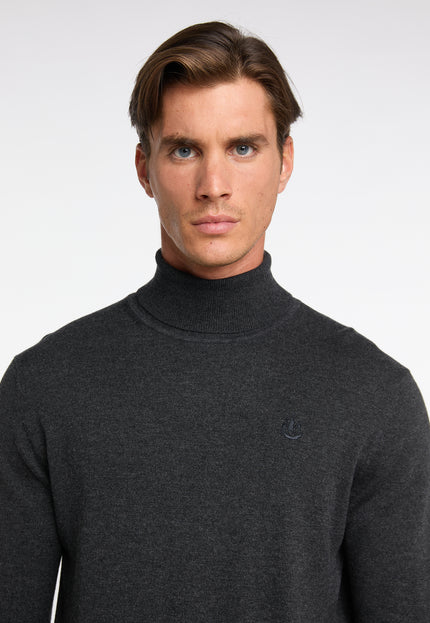 DreiMaster Klassik Men's Turtleneck Sweater