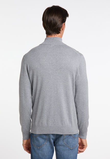 DreiMaster Klassik Men's Basic Fine Knit Sweater