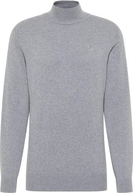 Dreimaster klassik Men's Basic Fine Knit Sweater