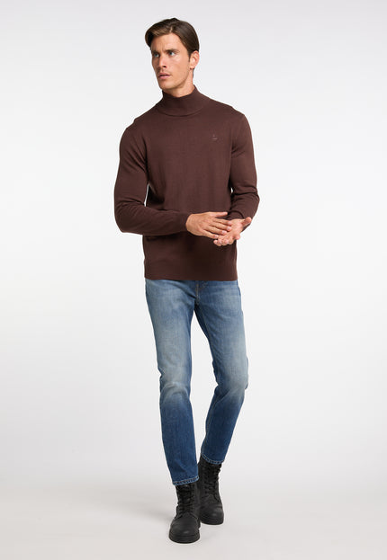 DreiMaster Klassik Men's Basic Fine Knit Sweater