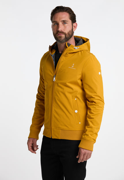 Męska bluza typu softshell Dreimaster morska